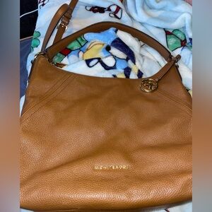 Michael kors brown leather purse